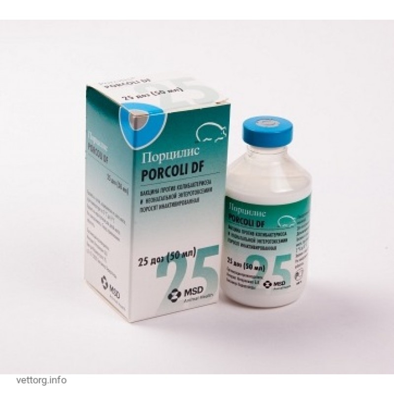 Вакцина Порцилис Порколи DF, 50 мл 25 доз