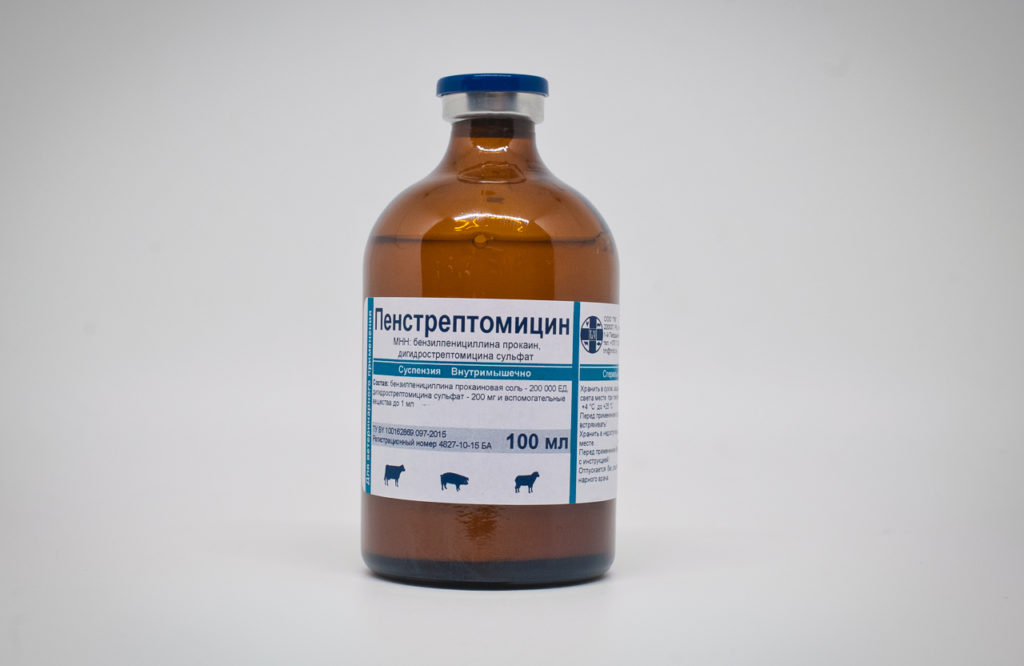 Пенстрептомицин фл.100мл