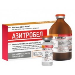 Азитробел 10% 10 мл №5 (азитромицин) упак.