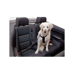 Ремень безопасности автомобильный для собак, нейлон, черный, 70-90см, 83255, Кербл