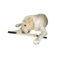Игрушка для собак аппортировочная, полиэстер, бежевый/черный, дл. 31 см, 82300, Кербл