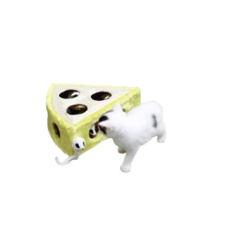 Игрушка для кошек Кусочек сыра, полиэстер, 28х28х10 см, 82588, Кербл